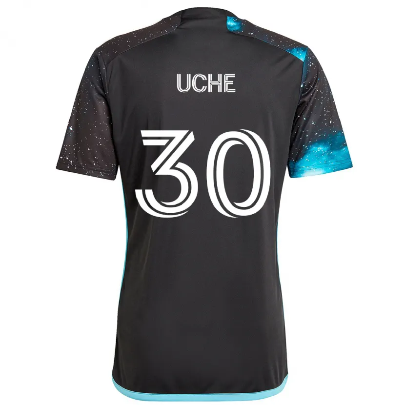 Danxen Herren Cc Uche #30 Schwarz Blau Heimtrikot Trikot 2024/25 T-Shirt Schweiz