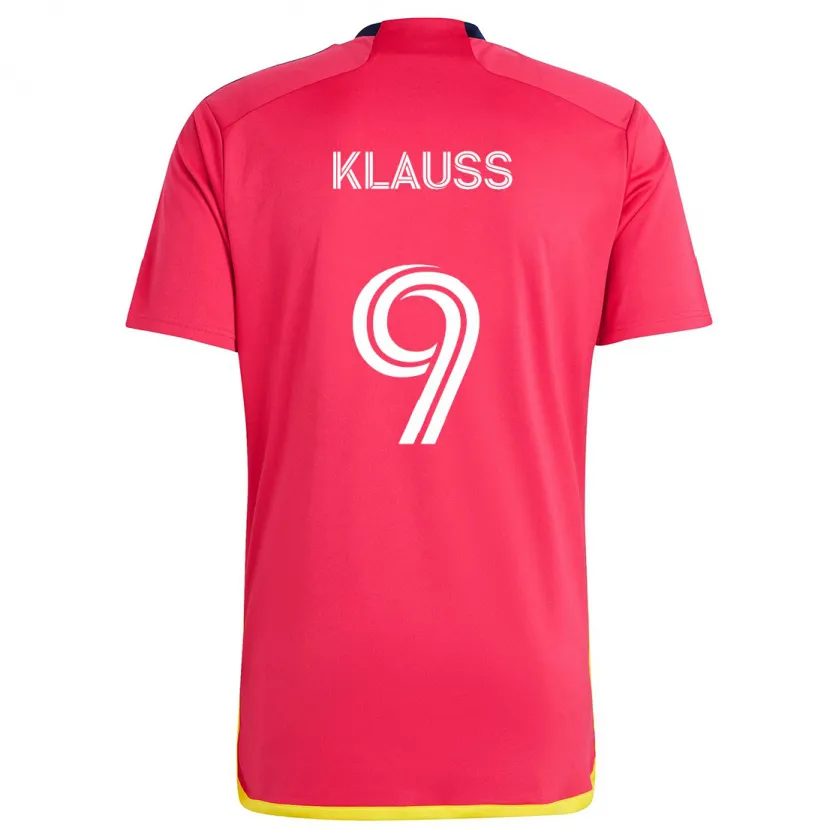 Danxen Herren João Klauss #9 Rot Blau Heimtrikot Trikot 2024/25 T-Shirt Schweiz