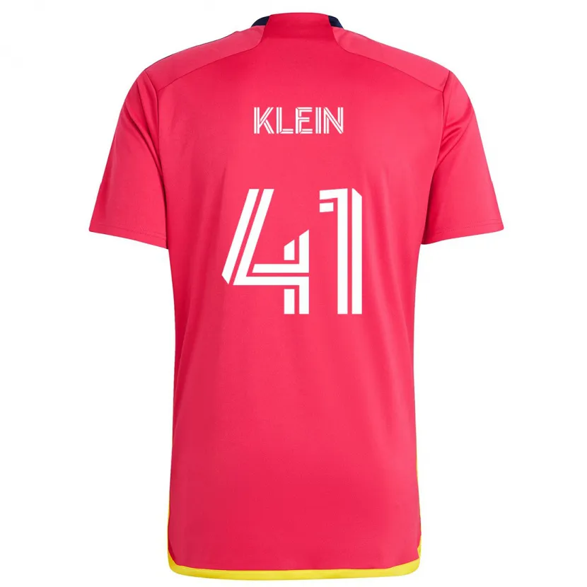 Danxen Herren Johnny Klein #41 Rot Blau Heimtrikot Trikot 2024/25 T-Shirt Schweiz