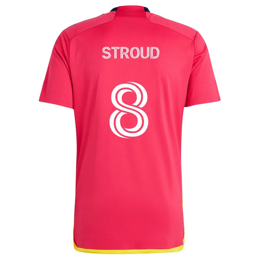 Danxen Herren Jared Stroud #8 Rot Blau Heimtrikot Trikot 2024/25 T-Shirt Schweiz