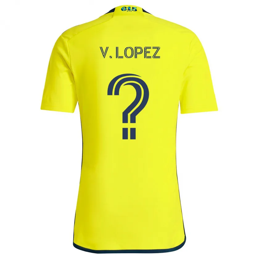 Danxen Herren Alejandro Velazquez-Lopez #0 Gelb Blau Heimtrikot Trikot 2024/25 T-Shirt Schweiz