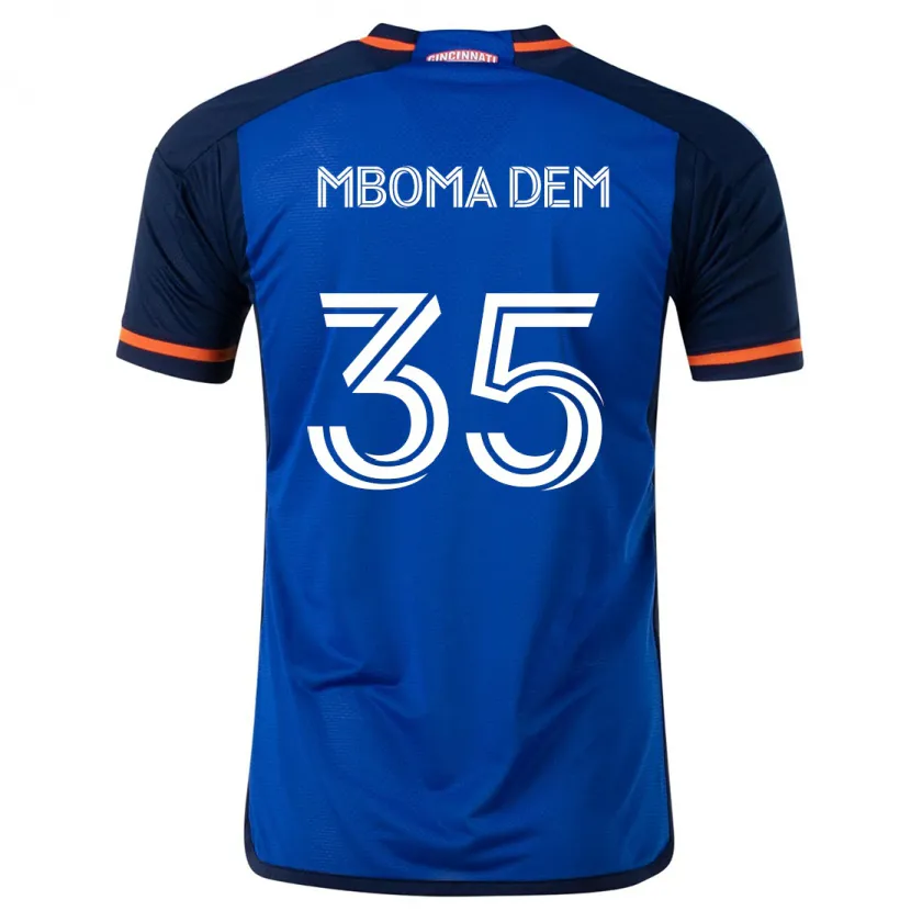 Danxen Herren Kenji Mboma Dem #35 Blau Weiss Heimtrikot Trikot 2024/25 T-Shirt Schweiz