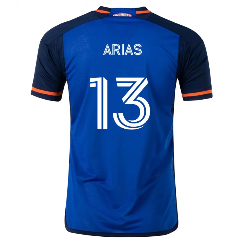 Danxen Herren Santiago Arias #13 Blau Weiss Heimtrikot Trikot 2024/25 T-Shirt Schweiz