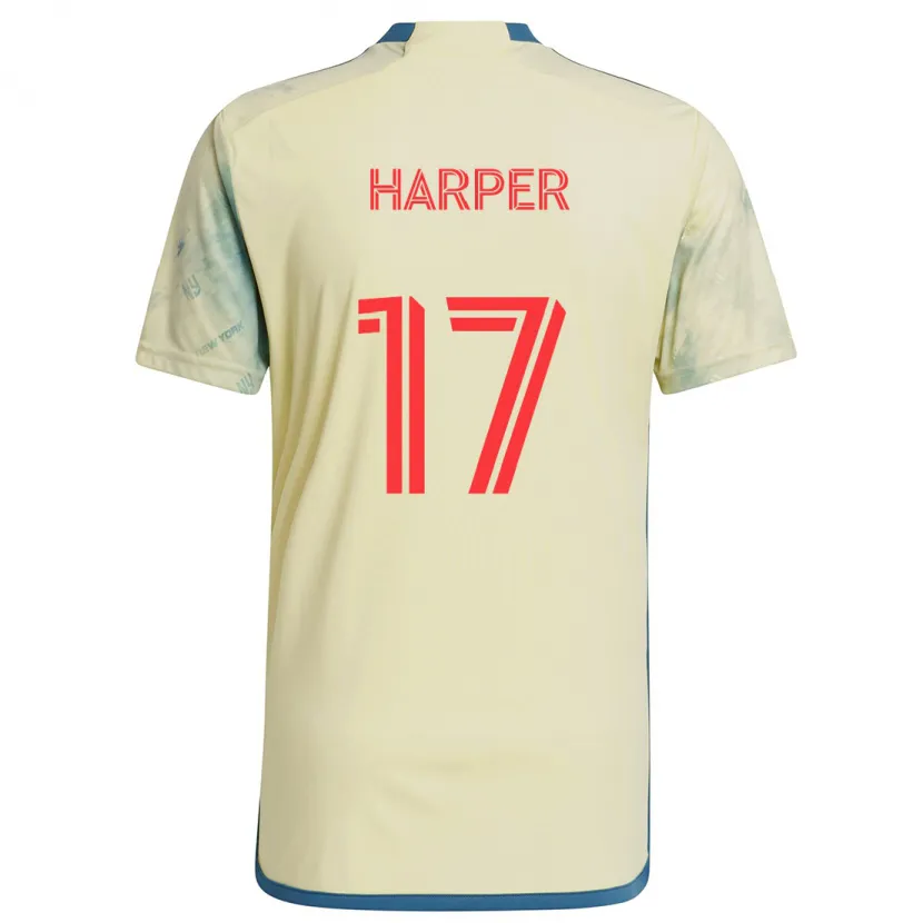 Danxen Herren Cameron Harper #17 Gelb Rot Blau Heimtrikot Trikot 2024/25 T-Shirt Schweiz