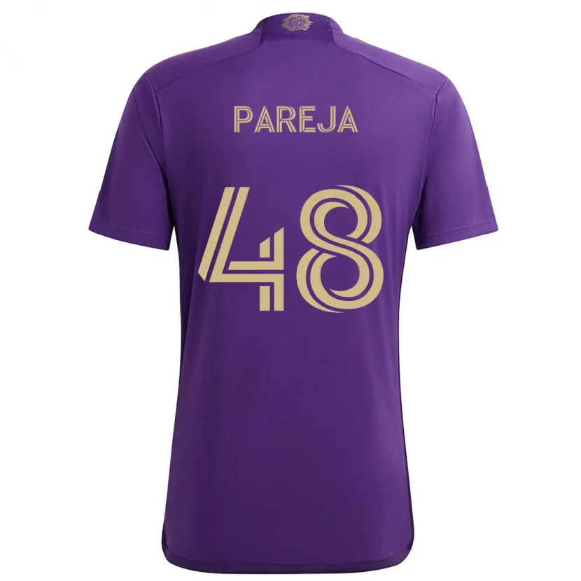 Danxen Herren Diego Pareja #48 Lila Gelb Heimtrikot Trikot 2024/25 T-Shirt Schweiz