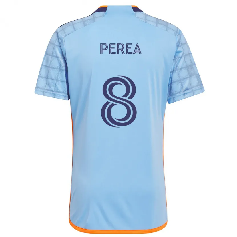 Danxen Herren Andrés Perea #8 Blau Orange Heimtrikot Trikot 2024/25 T-Shirt Schweiz