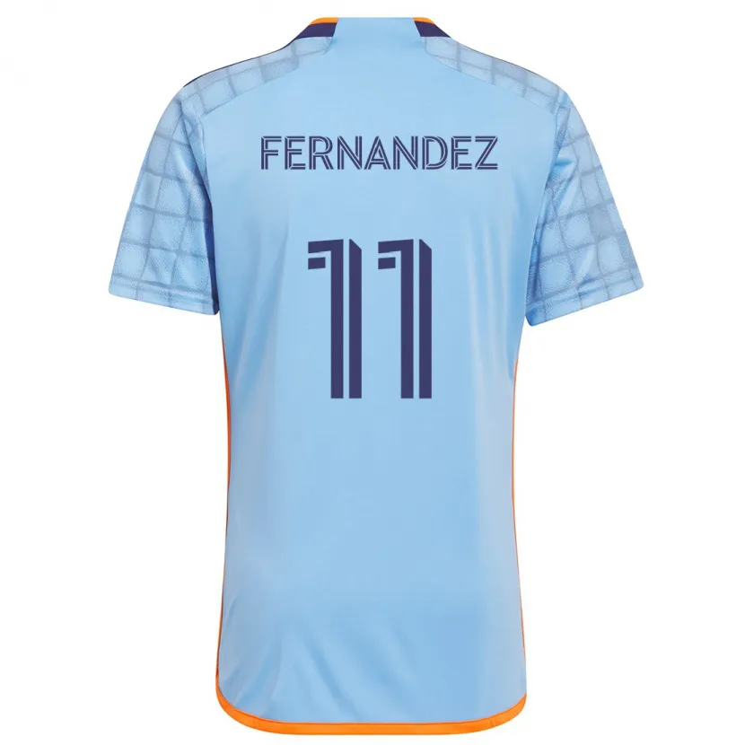 Danxen Herren Julián Fernández #11 Blau Orange Heimtrikot Trikot 2024/25 T-Shirt Schweiz