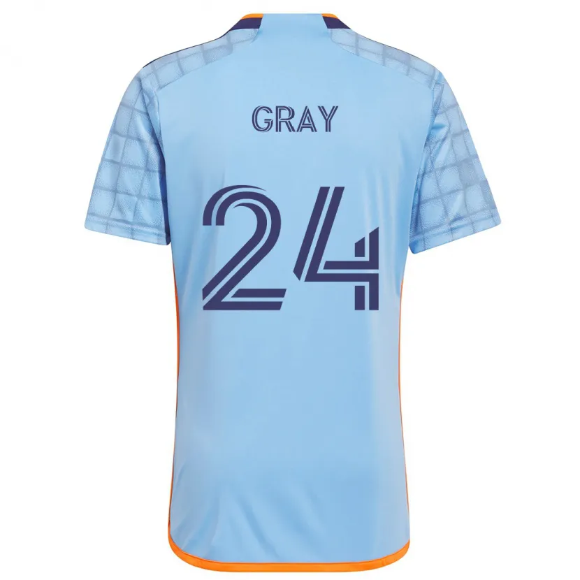 Danxen Herren Tayvon Gray #24 Blau Orange Heimtrikot Trikot 2024/25 T-Shirt Schweiz