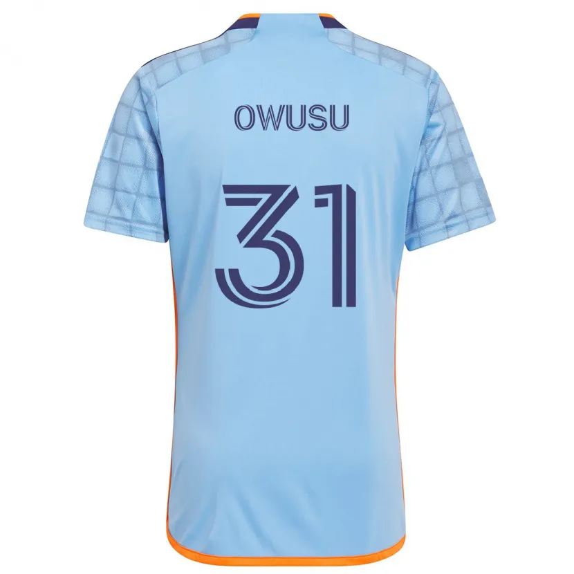 Danxen Herren Samuel Owusu #31 Blau Orange Heimtrikot Trikot 2024/25 T-Shirt Schweiz