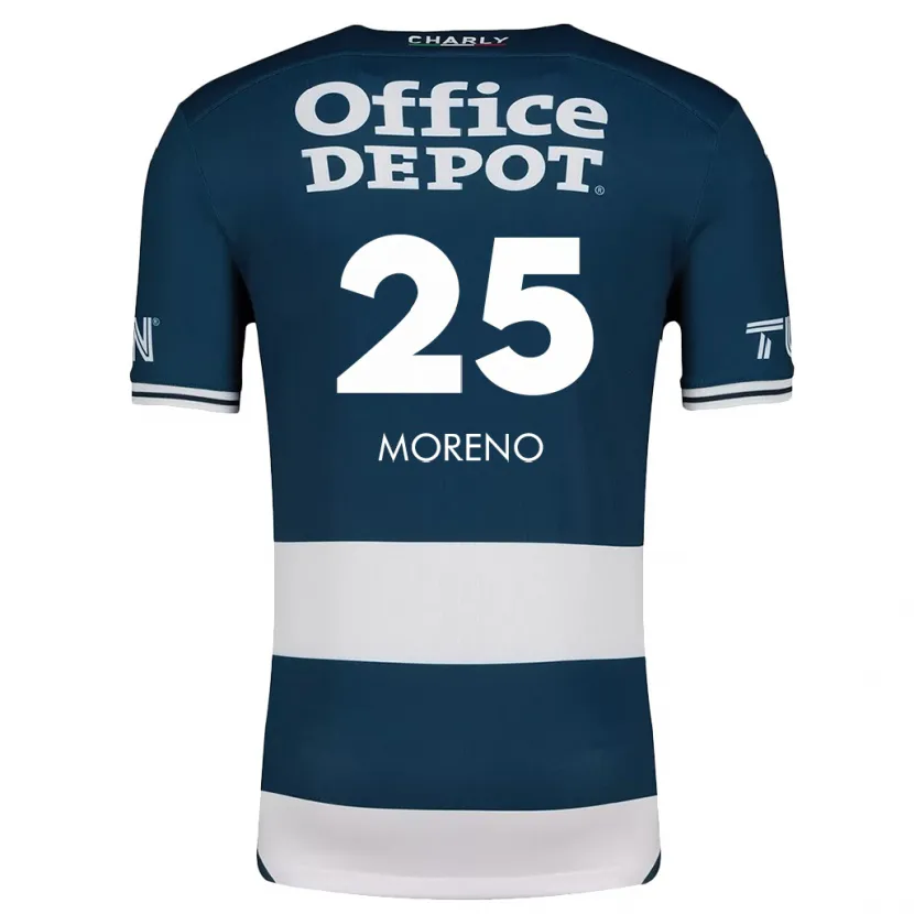 Danxen Herren Carlos Moreno #25 Blau Weiss Heimtrikot Trikot 2024/25 T-Shirt Schweiz