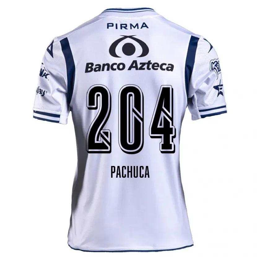 Danxen Herren José Pachuca #204 Weiß Marineblau Heimtrikot Trikot 2024/25 T-Shirt Schweiz