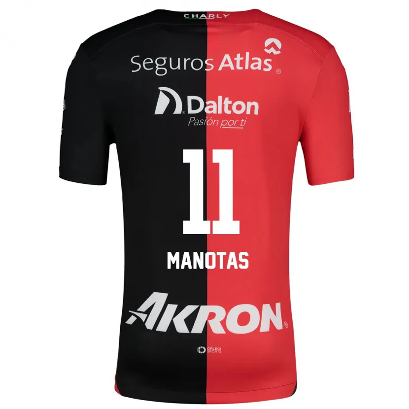 Danxen Herren Mauro Manotas #11 Rot Schwarz Heimtrikot Trikot 2024/25 T-Shirt Schweiz