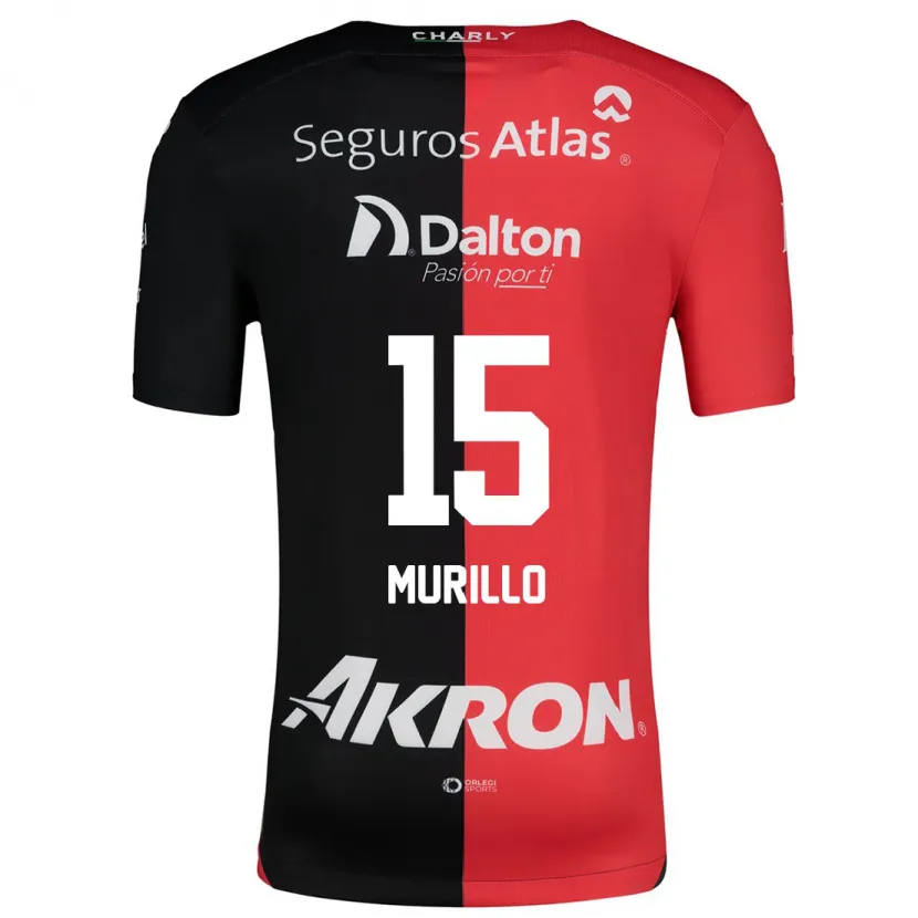 Danxen Herren Jhon Murillo #15 Rot Schwarz Heimtrikot Trikot 2024/25 T-Shirt Schweiz