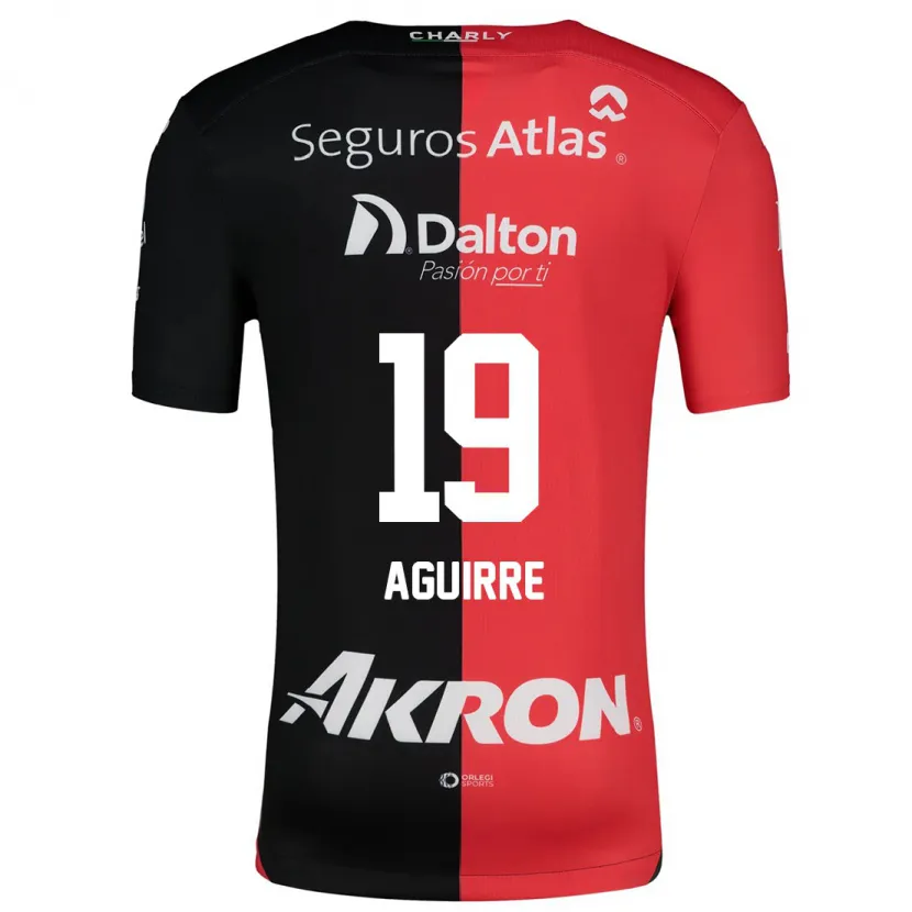 Danxen Herren Eduardo Aguirre #19 Rot Schwarz Heimtrikot Trikot 2024/25 T-Shirt Schweiz