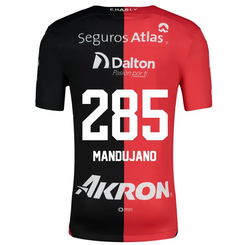 Danxen Herren Sebastián Mandujano #285 Rot Schwarz Heimtrikot Trikot 2024/25 T-Shirt Schweiz