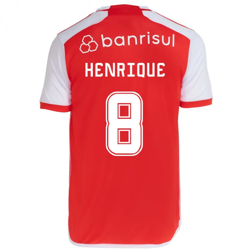 Danxen Herren Bruno Henrique #8 Rot-Weiss Heimtrikot Trikot 2024/25 T-Shirt Schweiz