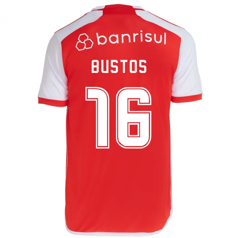 Danxen Herren Fabricio Bustos #16 Rot-Weiss Heimtrikot Trikot 2024/25 T-Shirt Schweiz