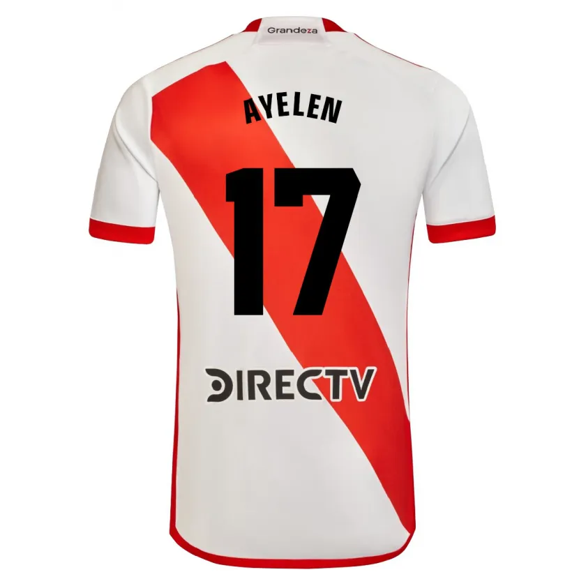 Danxen Herren Stephanie Ayelén Melgarejo #17 Weiß Rot Heimtrikot Trikot 2024/25 T-Shirt Schweiz