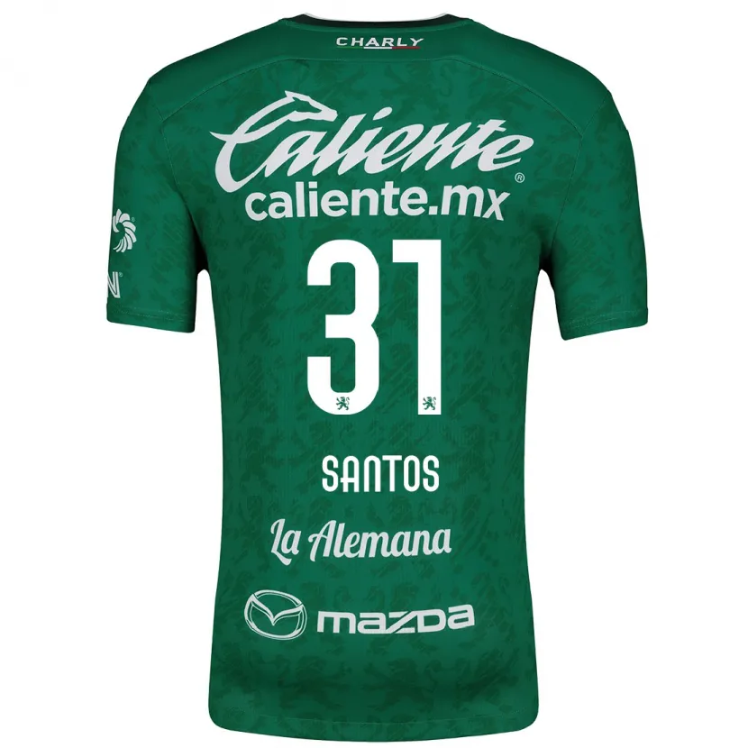 Danxen Herren Sebastián Santos #31 Grün Weiß Heimtrikot Trikot 2024/25 T-Shirt Schweiz