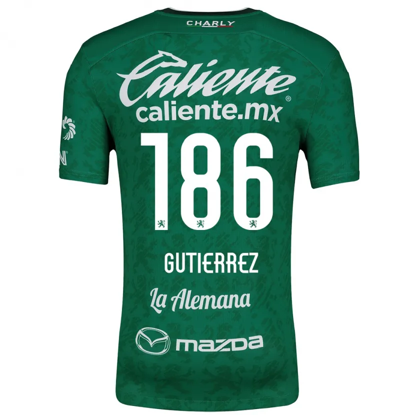 Danxen Herren Alan Gutiérrez #186 Grün Weiß Heimtrikot Trikot 2024/25 T-Shirt Schweiz