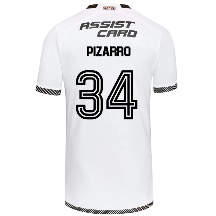 Danxen Herren Vicente Pizarro #34 Weiß Schwarz Heimtrikot Trikot 2024/25 T-Shirt Schweiz