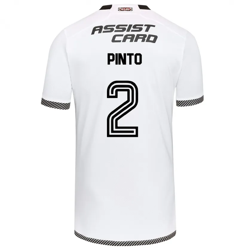 Danxen Herren Matías Pinto #2 Weiß Schwarz Heimtrikot Trikot 2024/25 T-Shirt Schweiz