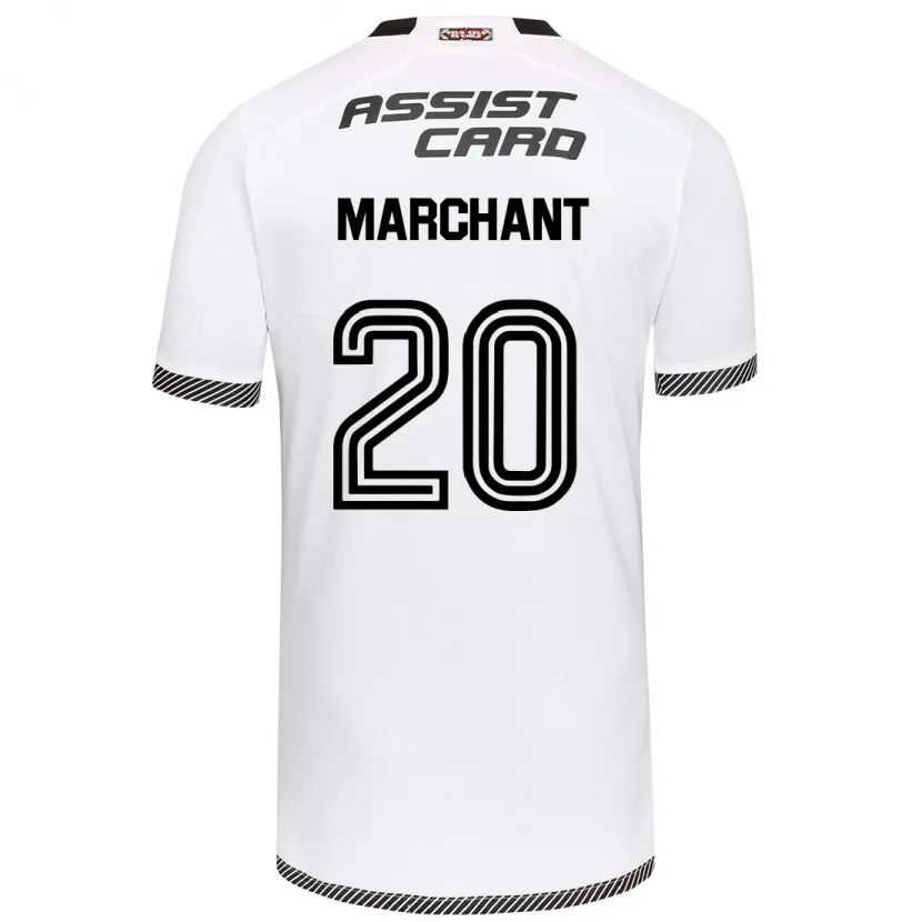 Danxen Herren Francisco Marchant #20 Weiß Schwarz Heimtrikot Trikot 2024/25 T-Shirt Schweiz