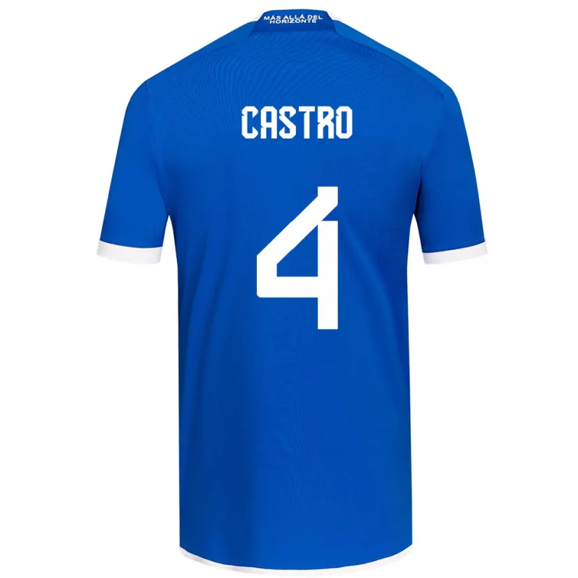 Danxen Herren José Ignacio Castro #4 Blau Weiss Heimtrikot Trikot 2024/25 T-Shirt Schweiz