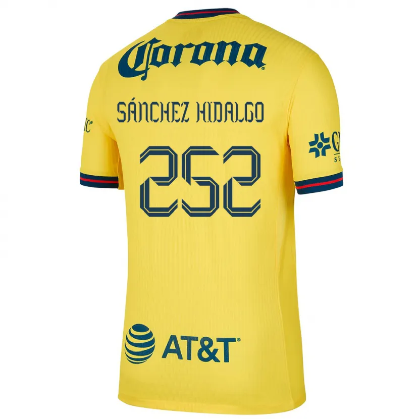 Danxen Herren Horacio Sánchez Hidalgo #252 Gelb Blau Heimtrikot Trikot 2024/25 T-Shirt Schweiz