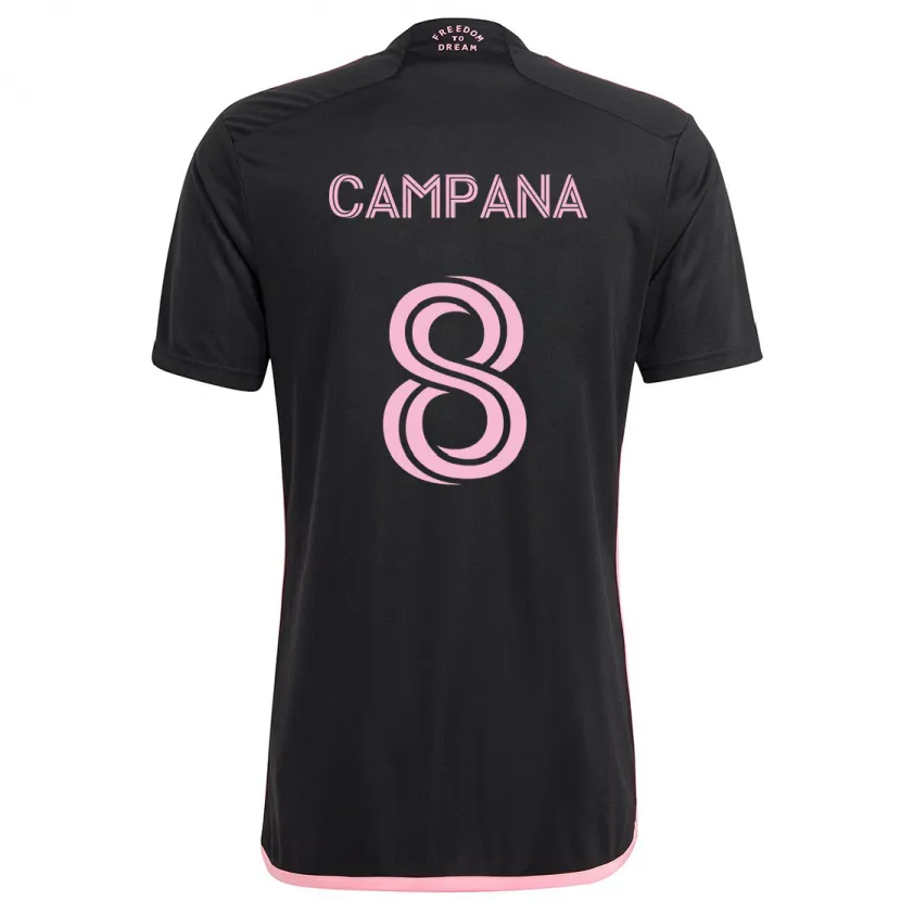 Danxen Herren Leonardo Campana #8 Schwarz Auswärtstrikot Trikot 2024/25 T-Shirt Schweiz