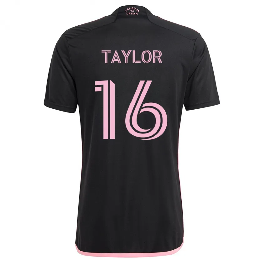 Danxen Herren Robert Taylor #16 Schwarz Auswärtstrikot Trikot 2024/25 T-Shirt Schweiz