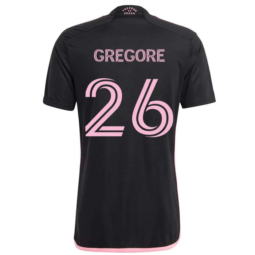 Danxen Herren Gregore #26 Schwarz Auswärtstrikot Trikot 2024/25 T-Shirt Schweiz