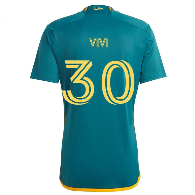 Danxen Herren Gino Vivi #30 Grün Gelb Auswärtstrikot Trikot 2024/25 T-Shirt Schweiz