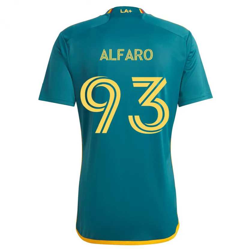 Danxen Herren Tony Alfaro #93 Grün Gelb Auswärtstrikot Trikot 2024/25 T-Shirt Schweiz