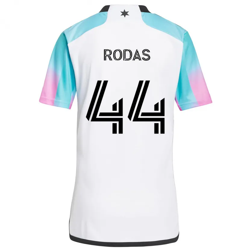 Danxen Herren Geremy Rodas #44 Weiß Blau Schwarz Auswärtstrikot Trikot 2024/25 T-Shirt Schweiz