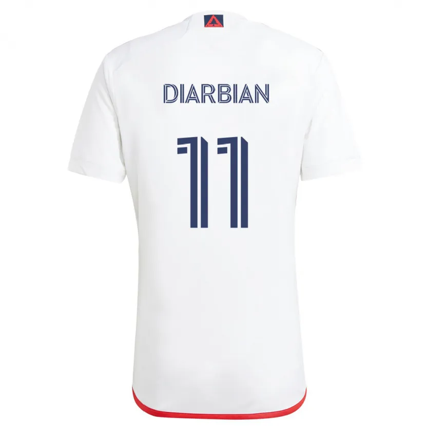 Danxen Herren Gevork Diarbian #11 Weiß Rot Auswärtstrikot Trikot 2024/25 T-Shirt Schweiz