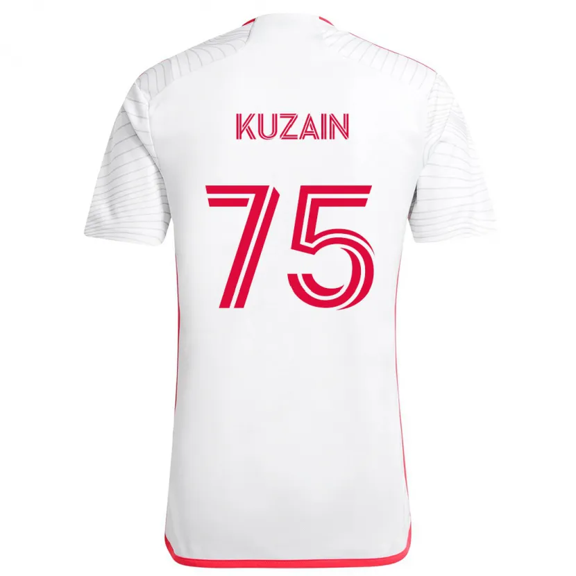 Danxen Herren Wan Kuzain #75 Weiß Rot Auswärtstrikot Trikot 2024/25 T-Shirt Schweiz