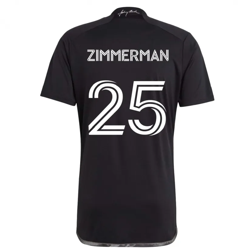 Danxen Herren Walker Zimmerman #25 Schwarz Auswärtstrikot Trikot 2024/25 T-Shirt Schweiz