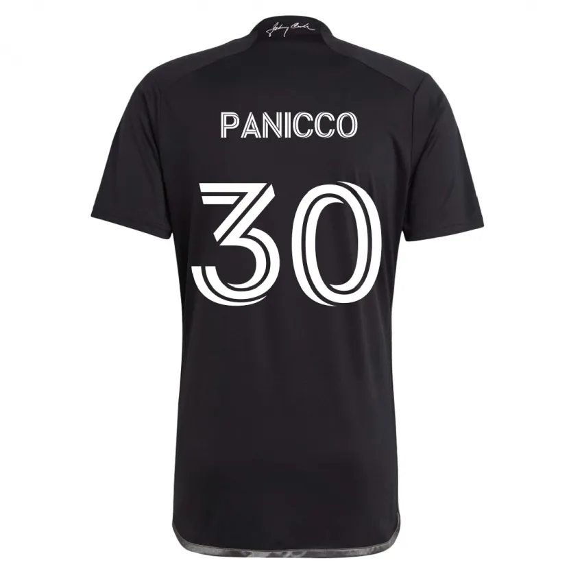 Danxen Herren Elliot Panicco #30 Schwarz Auswärtstrikot Trikot 2024/25 T-Shirt Schweiz