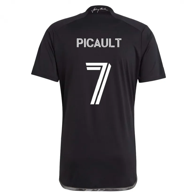 Danxen Herren Fafà Picault #7 Schwarz Auswärtstrikot Trikot 2024/25 T-Shirt Schweiz