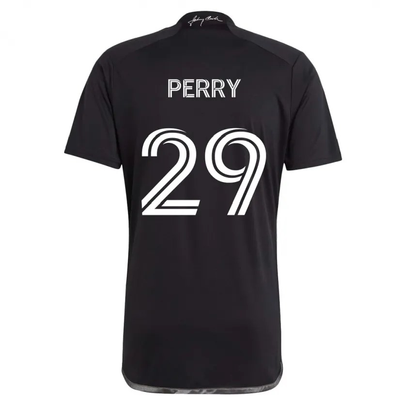 Danxen Herren Nebiyou Perry #29 Schwarz Auswärtstrikot Trikot 2024/25 T-Shirt Schweiz