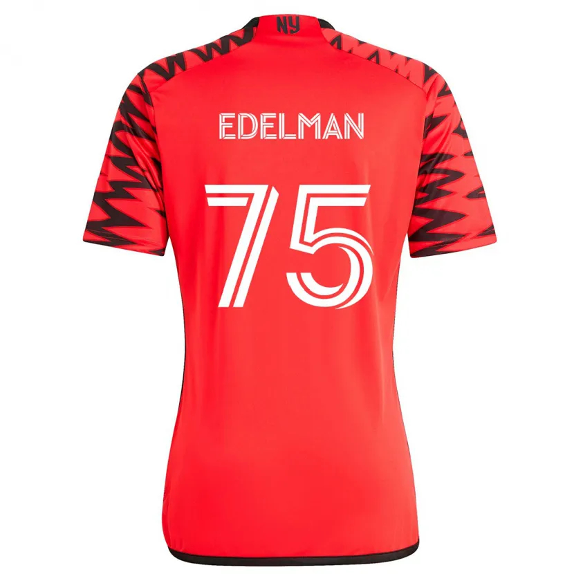 Danxen Herren Daniel Edelman #75 Rot Schwarz Weiß Auswärtstrikot Trikot 2024/25 T-Shirt Schweiz