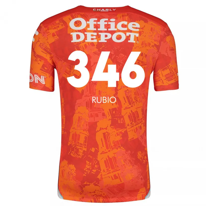 Danxen Herren Mateo Rubio #346 Orange Weiß Auswärtstrikot Trikot 2024/25 T-Shirt Schweiz