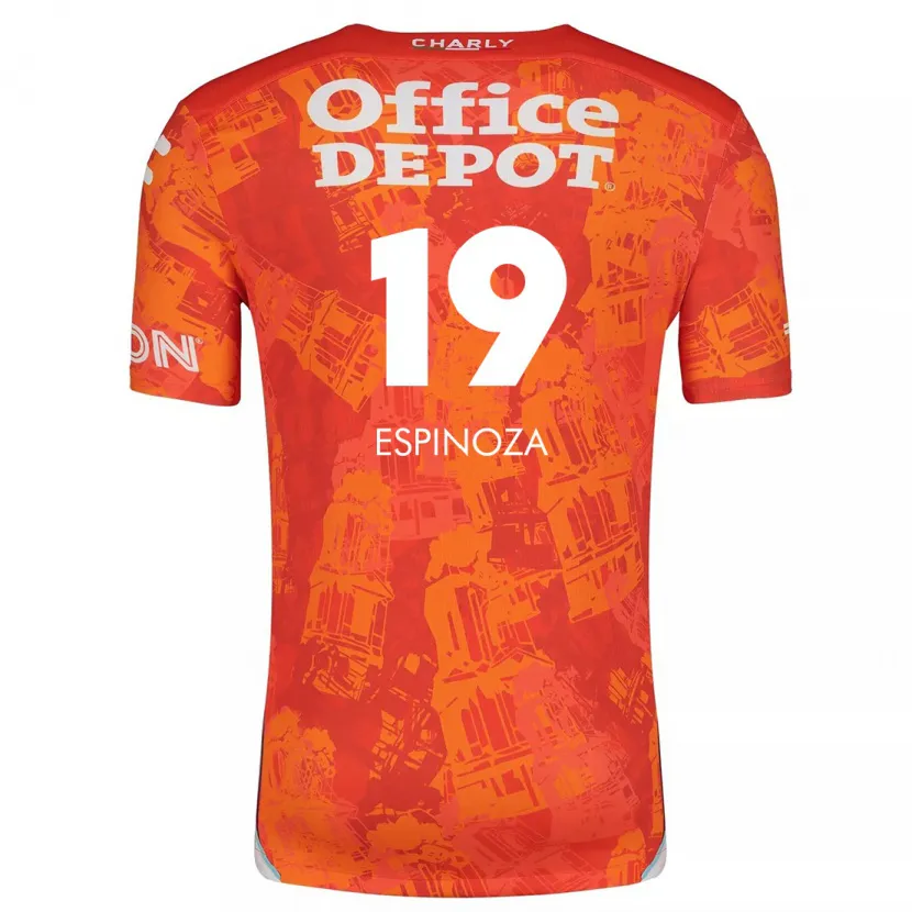 Danxen Herren Giselle Espinoza #19 Orange Weiß Auswärtstrikot Trikot 2024/25 T-Shirt Schweiz