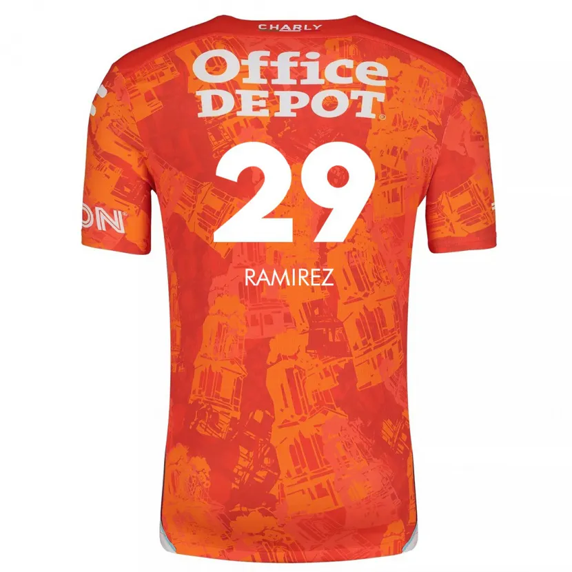 Danxen Herren Elliana Ramirez #29 Orange Weiß Auswärtstrikot Trikot 2024/25 T-Shirt Schweiz