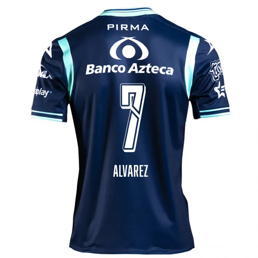 Danxen Herren Daniel Álvarez #7 Navy Blau Auswärtstrikot Trikot 2024/25 T-Shirt Schweiz