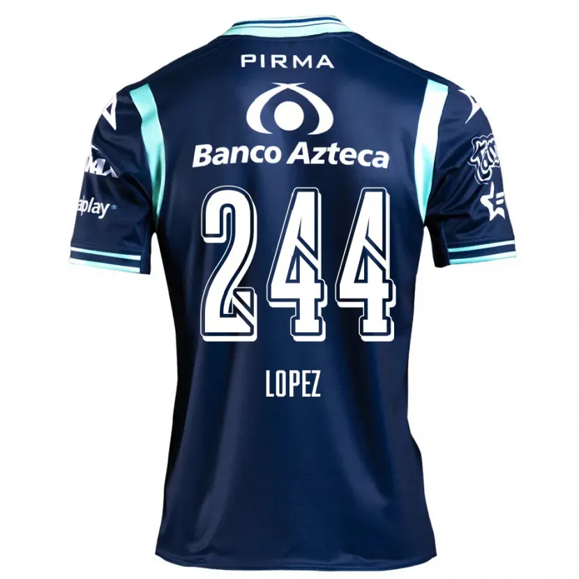 Danxen Herren Daniel López #244 Navy Blau Auswärtstrikot Trikot 2024/25 T-Shirt Schweiz