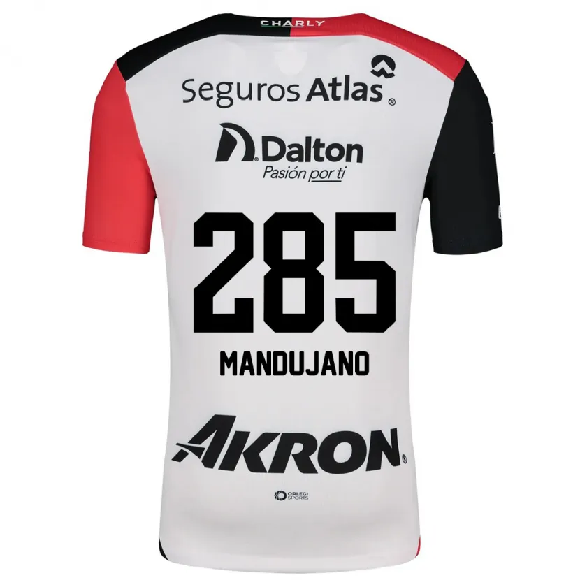 Danxen Herren Sebastián Mandujano #285 Weiß Rot Schwarz Auswärtstrikot Trikot 2024/25 T-Shirt Schweiz