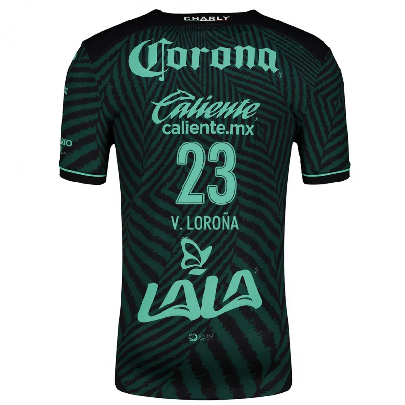 Danxen Herren Vladímir Loroña #23 Schwarz Grün Auswärtstrikot Trikot 2024/25 T-Shirt Schweiz