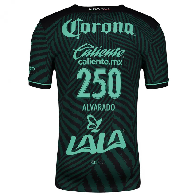 Danxen Herren Edwin Alvarado #250 Schwarz Grün Auswärtstrikot Trikot 2024/25 T-Shirt Schweiz